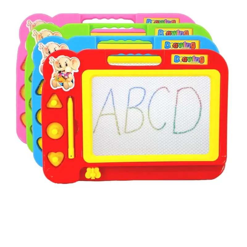 Apagável Magnetic Doodle Escrita Desenho Placa de Pintura Pad Brinquedo Educativo com 2pcs Selos para Crianças Crianças Toddlers Crianças