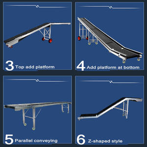 En kaliteli gübre bant konveyör kauçuk malzeme hareketli kum kayalar için toplu çimento tahıl yükleme boşaltma makinesi konveyör - Product Image 5