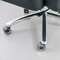 Mobilier de bureau ergonomique et souple, fauteuil de direction inclinable, fauteuil de luxe en cuir PU noir avec repose-pieds