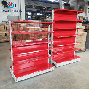 Уникальные стеллажи для супермаркетов, двусторонние сетчатые полки для супермаркетов - Product Image 2