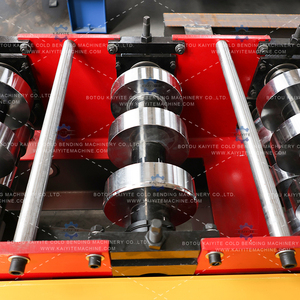 Macchina per Grondaie in Acciaio Zincato - Portatile, per Grondaie a K da 5/6 Pollici - Attrezzatura per Formatura a Rullo di Grondaie Senza Saldature Controllata da PLC - Product Image 2