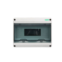 Boîtier de distribution électrique étanche HT pour extérieur, coffret de disjoncteur en plastique, boîte de jonction PV avec fenêtre transparente