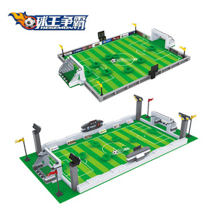 Cho World Cup theo chủ đề <span class=keywords><strong>LEGO</strong></span> tương thích Nhựa Câu Đố khối quy mô 1:36 lĩnh vực thể thao hạt nhỏ tự làm đồ chơi bảng trò chơi bóng đá - Product Image 3