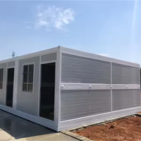 Conteneur pliable en acier de haute qualité de 20 pieds, respirant, taille personnalisée, utilisation portable pour bureaux, fabriqué en Afrique du Sud