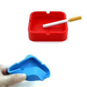 <span class=keywords><strong>Cendrier</strong></span> en silicone de luxe pour homme, écologique, doux, décoration d'intérieur, multicolore, design personnalisé, portable, classique, sans fumée pour cigares - Product Image 4