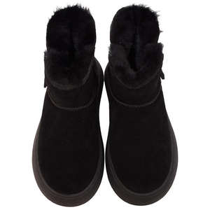 Botas de nieve con plataforma de piel de lujo con forro de piel para el invierno - Product Image 1