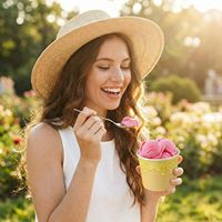 Échantillon Gratuit – Vente en Gros – Personnalisé – Gobelet en Papier Jetable de 500 ml pour Crème Glacée avec Couvercle Dôme – Idéal pour Yogourt Glacé et Gelato