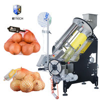 Automatische fruit- en groentestripnetzakkenmachine, knoflook- en uienknip- en verzegelmachine voor netzakverpakkingen