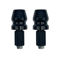 Golden Joy Wmq-6028 Embouts de guidon CNC durables en aluminium pour moto, bornes d'équilibrage pour véhicule électrique, anti-chute