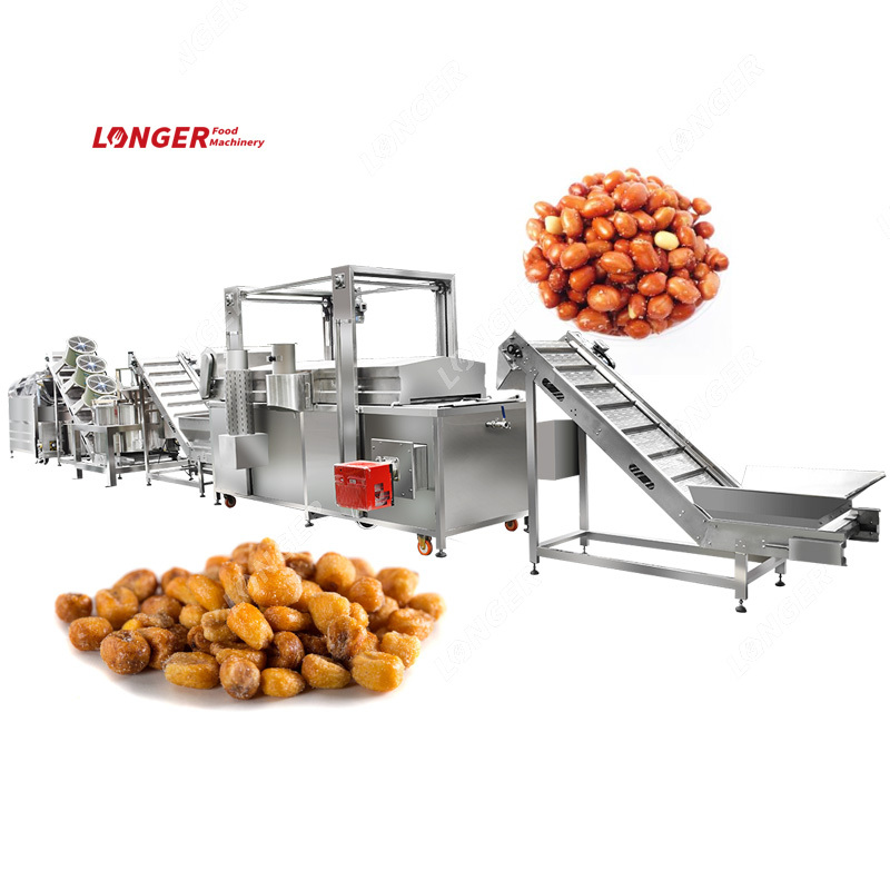 Commercial Continuous Cocoa Bean Roaster Peanut