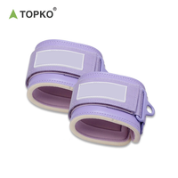 Attaches de cheville souples pour le fitness avec boucle de fermeture, protection professionnelle en matériau SBR - Accessoires pour machine à câble pour les jambes
