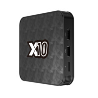 Nouvelle Box TV Android Iatv X10 Android 10 ATV avec Wi-Fi 5G, Bluetooth 5.0, IPTV et Télécommande Vocale BT à Grands Chiffres