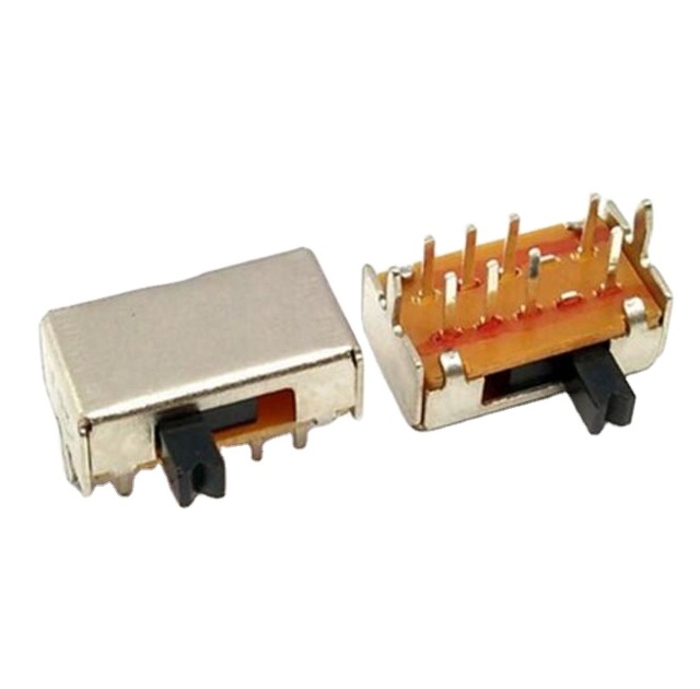 Shiji Chaoyue Original 3 Position Slide Switch SK-23D07 with Shrapnel 2P3T 8 Pins
