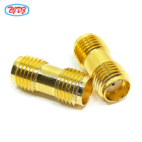 Fabricant fournit 50 ohms SMA femelle Jack vers SMA femelle Jack RF Coaxial adaptateur Coaxial adaptateur convertisseur connecteurs en stock