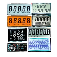 Segment personnalisé VA TN HTN FSTN STN Écran Voltmètre de puissance Fabricant d'affichage LCD Compteur d'énergie Écran LCD pour compteurs intelligents