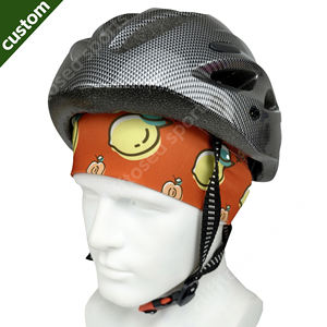 Bonnet de course doublé satin, en polyester, réglable, pour cyclisme, ski, sports, fêtes, activités de plein air, bonnet gaufré personnalisé - Product Image 2
