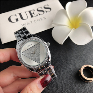 Đồng hồ thạch anh nữ phong cách Hàn Quốc phong cách học sinh trung học Mori nghệ thuật tươi mới phong cách học viện tam giác Ngược đính kim cương - Product Image 3