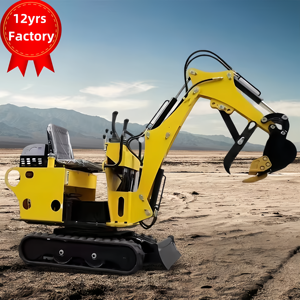 Venta directa de fábrica Excavadora minera 0,8 Ton 1,5 Ton 1,2 Ton Maquinaria de construcción Excavadora de ingeniería multiusos - Product Image 1