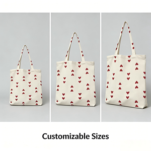 <b>Folding</b> Canvas Tote <b>Bags</b> for Students-Large Capacity Reusable Lightweight Shoulder <b>Bag</b> with Custom Logo for School & Daily Use - Product Image 3