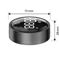 Nouveau minuteur numérique rotatif intelligent à commande vocale, fixation magnétique, en ABS, avec alertes, pour cuisine, affichage visible