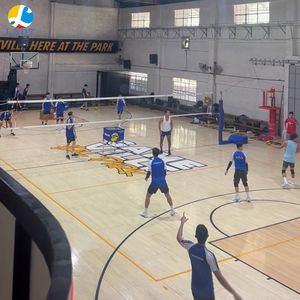 Suelo deportivo <span class=keywords><strong>de</strong></span> <span class=keywords><strong>madera</strong></span> contrachapada <span class=keywords><strong>de</strong></span> <span class=keywords><strong>arce</strong></span> abedul macizo para cancha <span class=keywords><strong>de</strong></span> baloncesto - Product Image 5