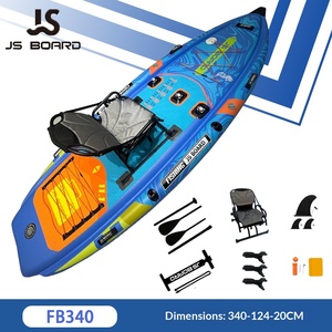 Planche de surf gonflable pour sports nautiques, pêche, <span class=keywords><strong>paddle</strong></span> board adulte, SUP, course, aviron, ski nautique JS-FB340 - Product Image 2
