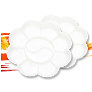 <span class=keywords><strong>Palette</strong></span> de peinture en plastique ronde Artist Mix <span class=keywords><strong>Palette</strong></span> de peinture en plastique Plateau 10 puits - Product Image 2