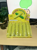 Jouet anti-stress réaliste en forme de concombre, jouet sensoriel doux à presser pour les enfants et les adultes, pour le bureau
