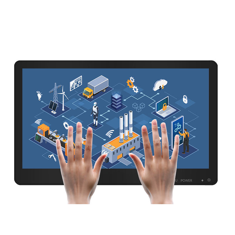 15.6 Inch VGA Cable Plastic case True Flat 10 Point Touch Screen/non-touch Monitor for Industrial Equipment