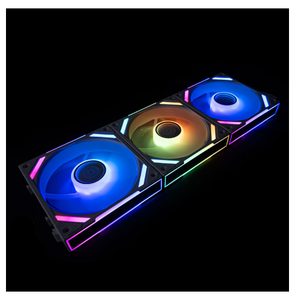 พัดลมเคส SilverStone Magic Mirror 120 ARGB สีดำขาว หมุนได้สองทิศทาง ขนาด 120 มม. พัดลม RGB แบบ Addressable PWM พร้อมกรอบกระจก - Product Image 5