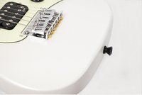 Guitare électrique Luxars Upgrade Travel Size Polar Satin Finishing Body Neck Matt Finishing Alnico V 4 couleurs au choix