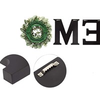 Haute qualité écologique en trois dimensions en bois lettre guirlande maison décoration murale peinture pendentif