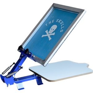 Compact One Color Screen Printing Machine for Printing With Detachable Structure and Easy Assembly
