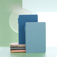 Carnet portable avec pochette pour stylo, logo personnalisé, couverture souple, carnet d'affaires
