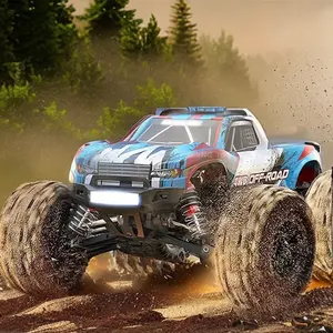 Mjx Hyper Go 16208 1/16 Electric 4Wd 4X4 Alloy Metal Part 45Km Remote Control Car Toy Drift Big Wheel Rc Monster Truck Brushless