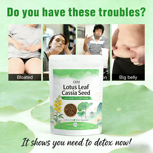 Thé santé biologique OEM à base de feuilles de lotus et de graines de cassia, sans caféine, complément alimentaire à base de plantes pour la gestion du poids, 16 sachets de thé en boîte - Product Image 5