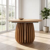 Moderner Luxuriöser Nordischer Ausziehbarer Esstisch 6-Sitzer MDF-Holzplatte Robuste Geräuschlose Schiene für Hotelgebrauch