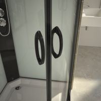 Cabine de douche, cabines de douche d'hôtel, cabine de douche en verre