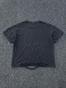 T-shirt en coton noir pour homme avec logo personnalisé imprimé, manches courtes, col rond, coupe décontractée, longueur standard, design sur le devant - Product Image 3