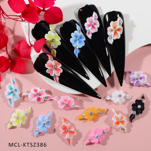 6 pièces de breloques pour ongles en acrylique faites à <span class=keywords><strong>la</strong></span> main pour <span class=keywords><strong>la</strong></span> Saint-Valentin pour femme - Product Image 5