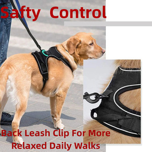 Arnés Ajustable y Cómodo para Mascotas, Resistente, con Correas para el <span class=keywords><strong>Pecho</strong></span>, Reflectante, Antitirones, para Pasear Perros - Product Image 4