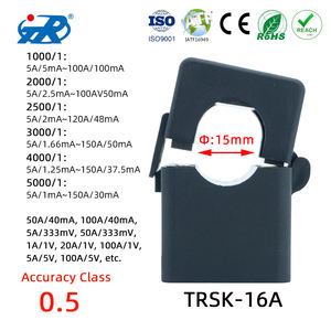 TRSK-16A स्प्लिट कोर करंट ट्रांसफार्मर 15 मिमी 40ma 1a 5a 10a <span class=keywords><strong>20a</strong></span> 50a 100a एसी टोरिडल करंट ट्रांसफार्मर - Product Image 2