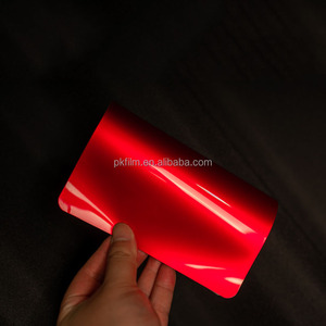 High Quality Pvc Stretchable Fiery <strong>Red</strong> Uv-Proof Self-Healing Auto-Repair Scratch-Resistant Car Wrap <strong>Vinyl</strong> Roll Full Body - Product Image 1