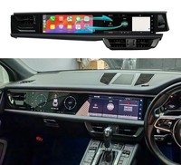 Lecteur DVD de voiture double écran tactile 12,3 pouces, autoradio Android, navigation GPS, CarPlay pour Porsche Macan RHD 2018-2024