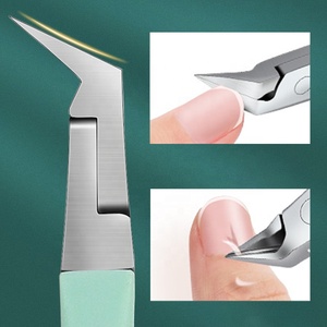 Cortauñas profesional, pinzas para cutículas para paroniquia, cortaúñas de acero inoxidable, tijeras para uñas encarnadas, herramienta de manicura - Product Image 5