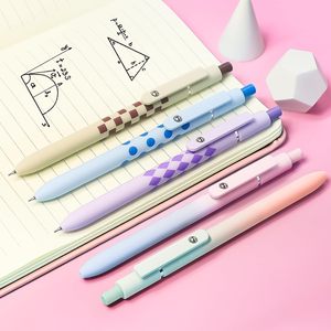 Stylos à encre Gel à séchage rapide, 5 pièces, pointe fine, rétractables, encre noire, stylos à écriture lisse, papeterie fournitures scolaires - Product Image 3