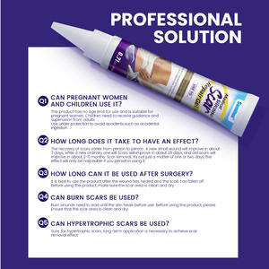 Crema reparadora de cicatrices, Gel debilitante para cicatrices, cuidado de la piel, crema para estrías - Product Image 6