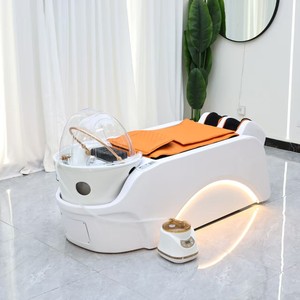 Lavacabezas Eléctrico Inteligente de Diseño Moderno con Cerámica para Salones de Belleza, Barberías y Spas, con Circulación Automática de Agua Caliente para Lavado de Cabello - Product Image 2