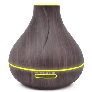 Diffuseur d'arômes à grain de bois JCSY-100, humidificateur ultrasonique 300 ml, diffuseur d'huiles essentielles pour la maison, le bureau et le bureau à domicile avec minuterie - Product Image 3