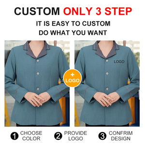 Ropa <span class=keywords><strong>de</strong></span> Trabajo para <span class=keywords><strong>Limpieza</strong></span> <span class=keywords><strong>de</strong></span> Propiedades, Ropa <span class=keywords><strong>de</strong></span> Manga Larga para Mujer, Uniformes para <span class=keywords><strong>Personal</strong></span> <span class=keywords><strong>de</strong></span> <span class=keywords><strong>Limpieza</strong></span> <span class=keywords><strong>de</strong></span> Hospitales y Comunidades, Camiseta con Logotipo Personalizado - Product Image 4